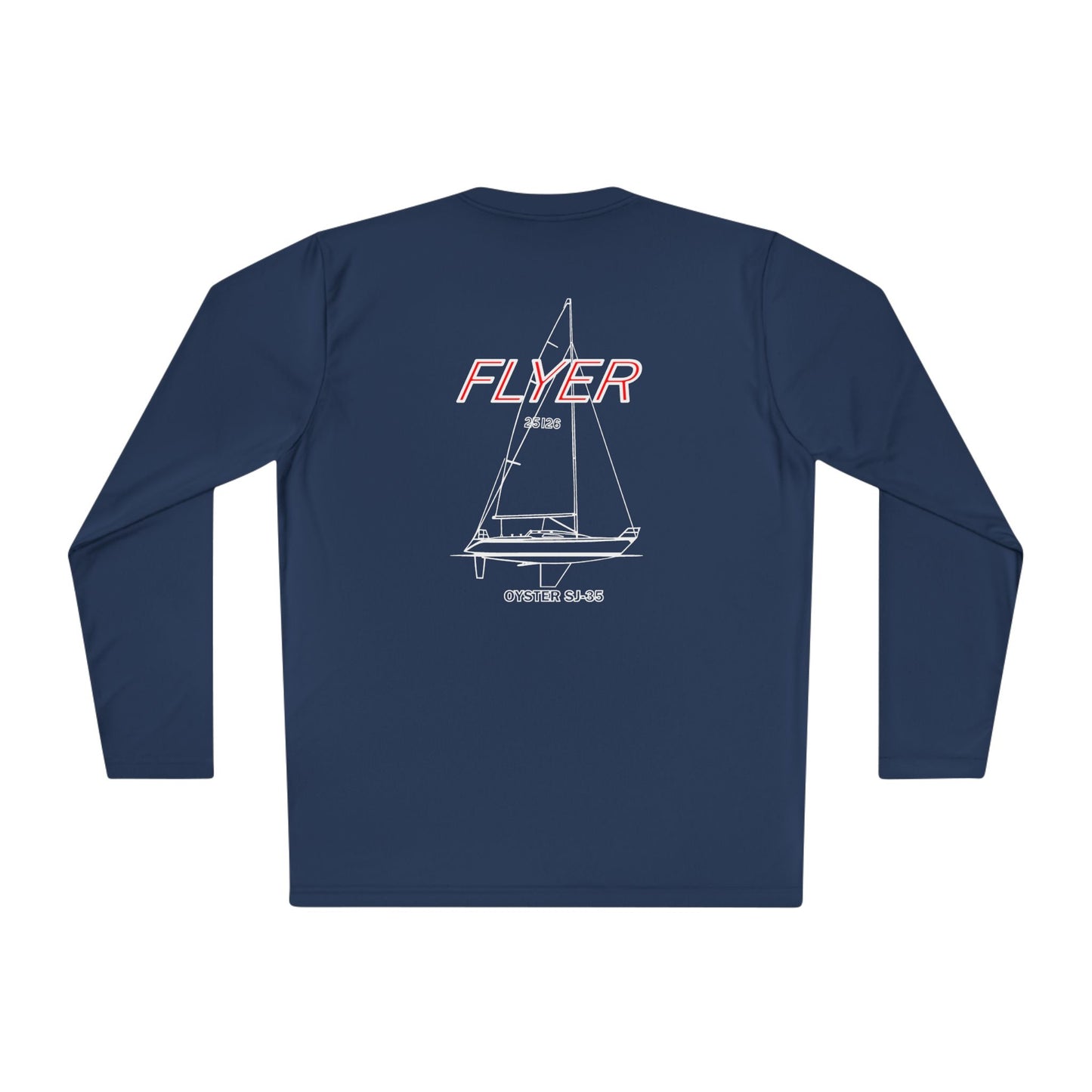 Custom Flyer Sailing Performance Long Sleeve Adventure and Outdoors Themed Long-sleeve