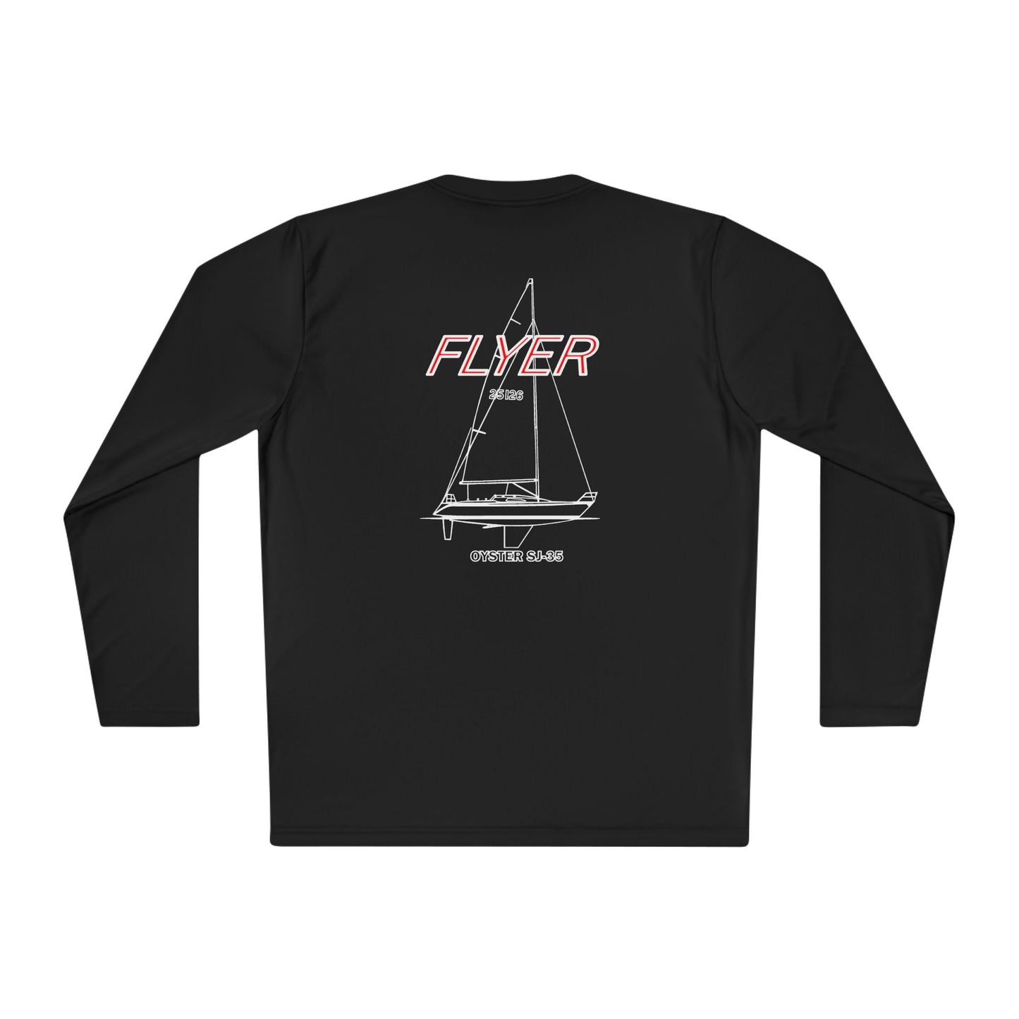 Custom Flyer Sailing Performance Long Sleeve Adventure and Outdoors Themed Long-sleeve