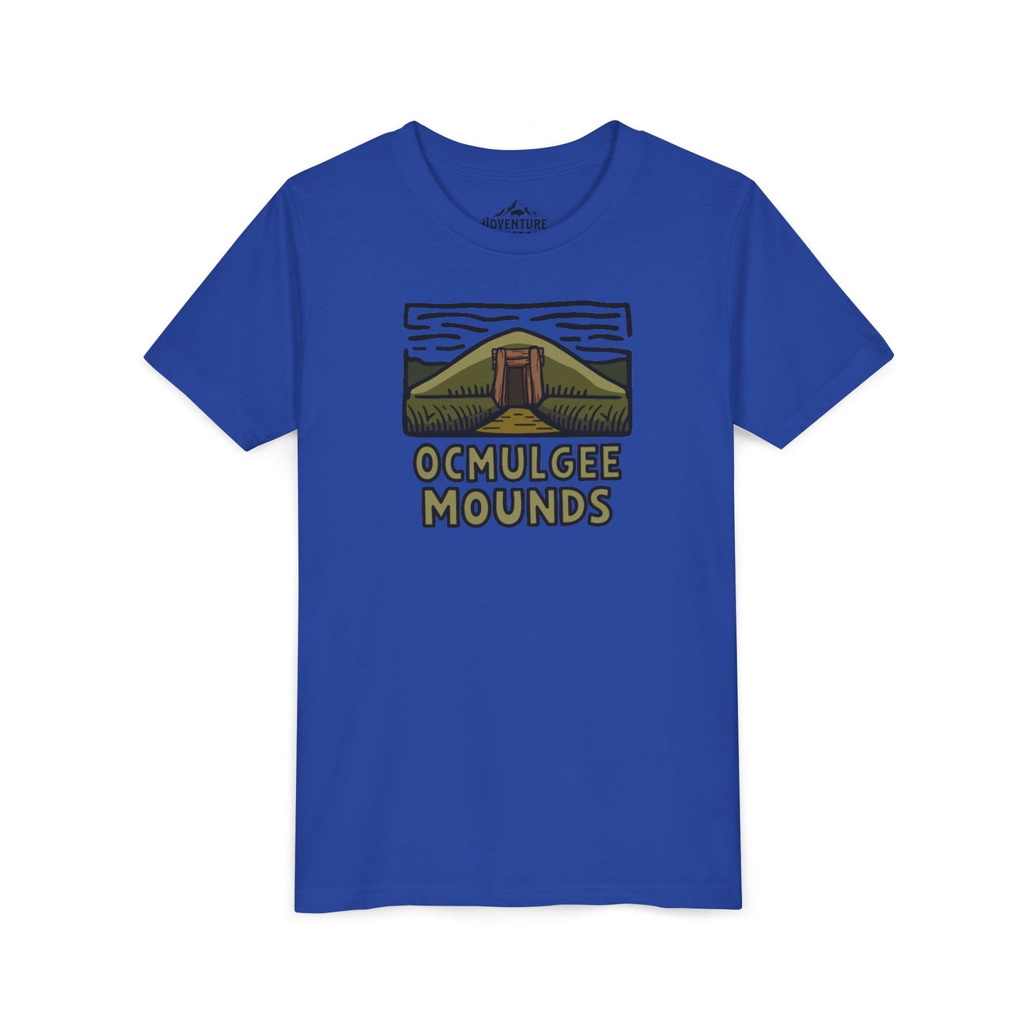 Wholesale Youth Ocmulgee Mounds T-shirt True Royal Adventure and Outdoors Themed Kids clothes
