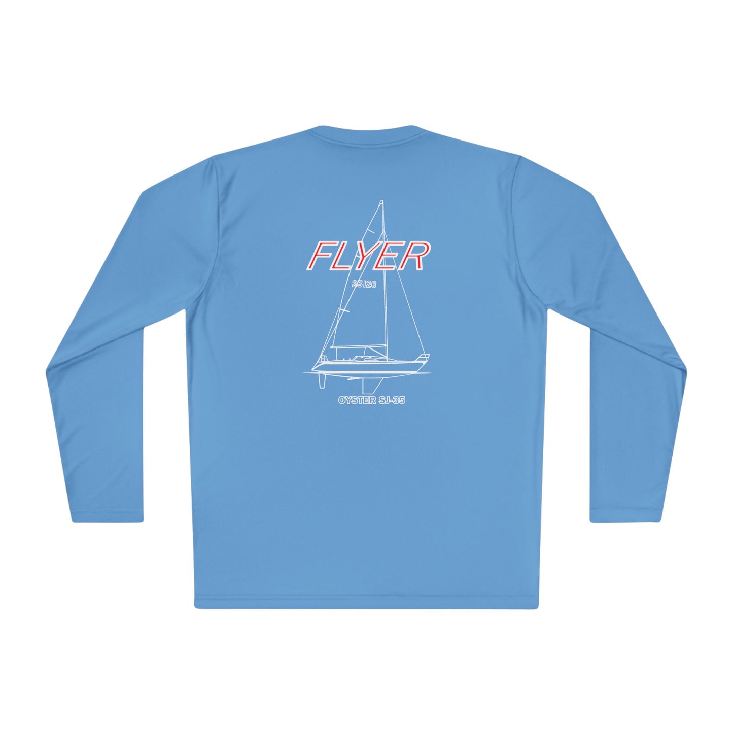 Custom Flyer Sailing Performance Long Sleeve Adventure and Outdoors Themed Long-sleeve