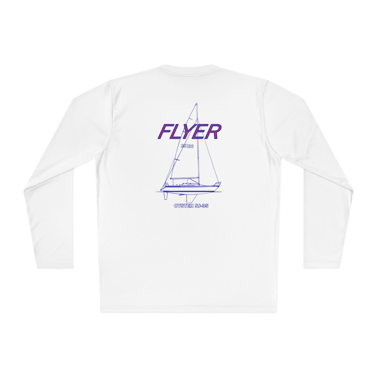 Custom Flyer Sailing Performance Long Sleeve Adventure and Outdoors Themed Long-sleeve