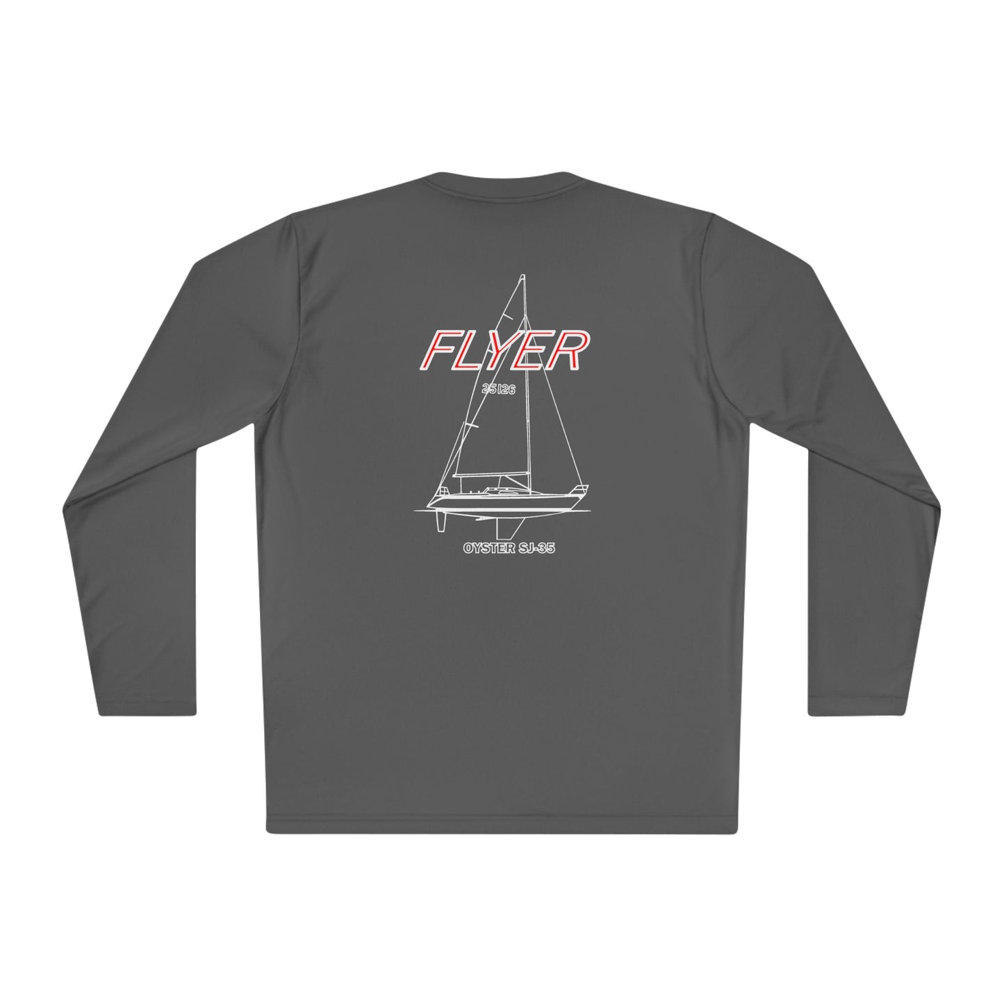 Custom Flyer Sailing Performance Long Sleeve Adventure and Outdoors Themed Long-sleeve