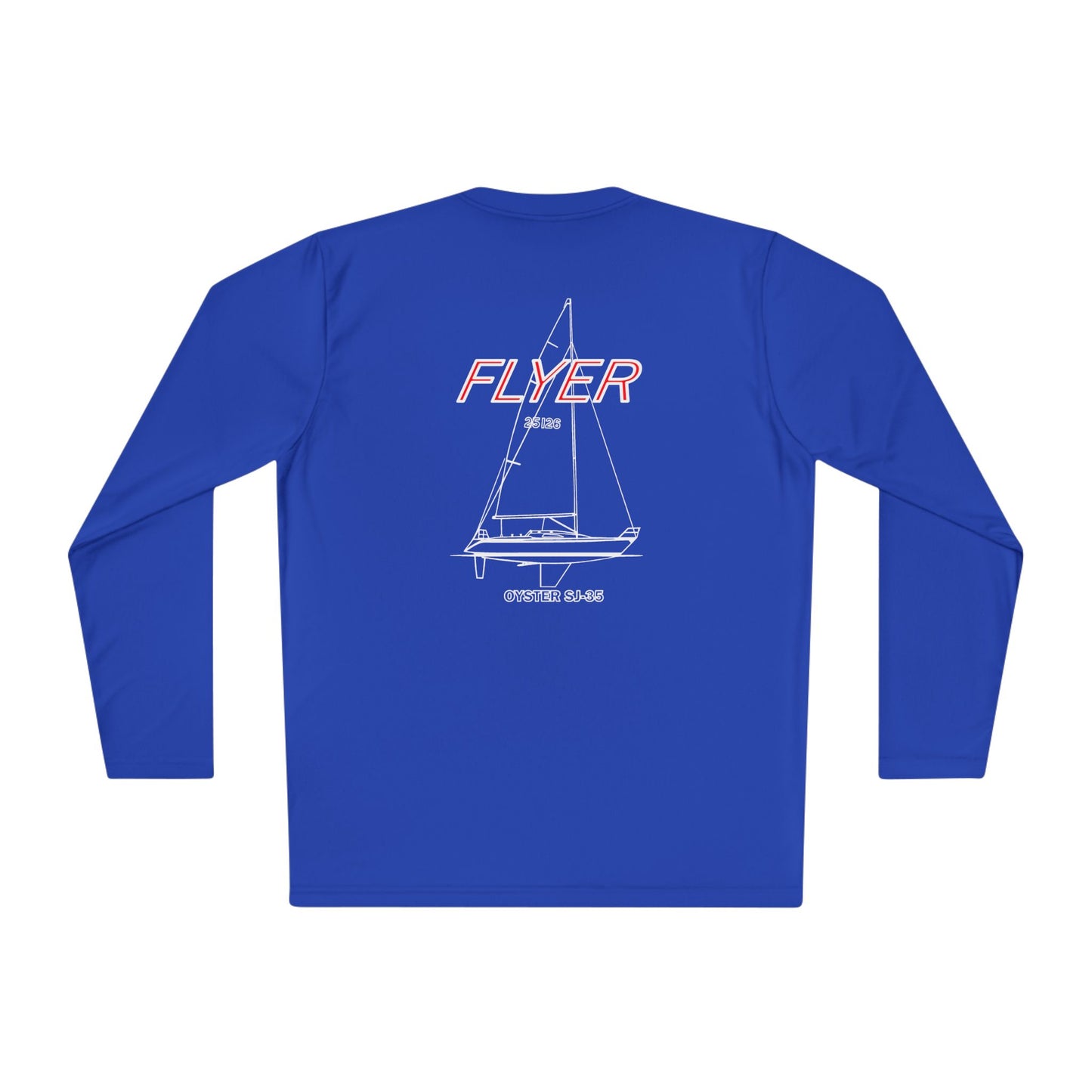 Custom Flyer Sailing Performance Long Sleeve Adventure and Outdoors Themed Long-sleeve