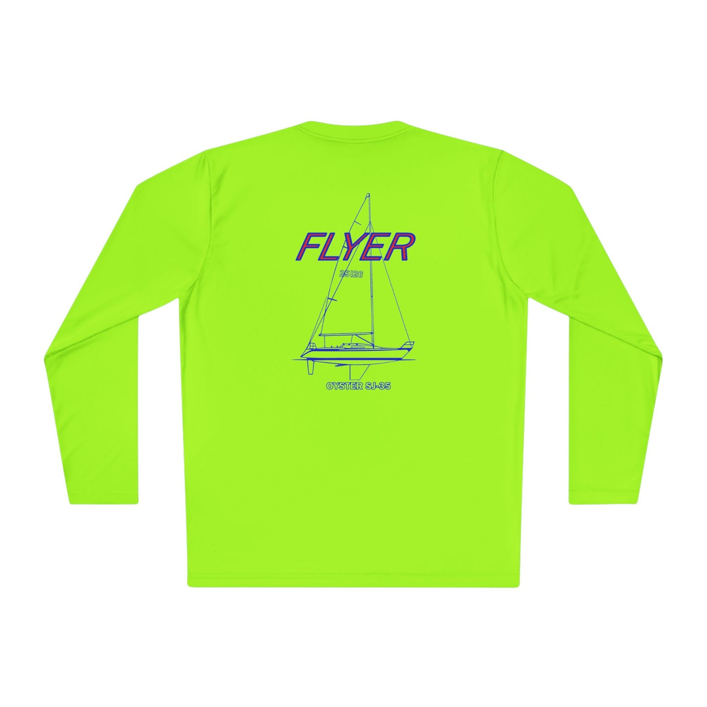 Custom Flyer Sailing Performance Long Sleeve Adventure and Outdoors Themed Long-sleeve