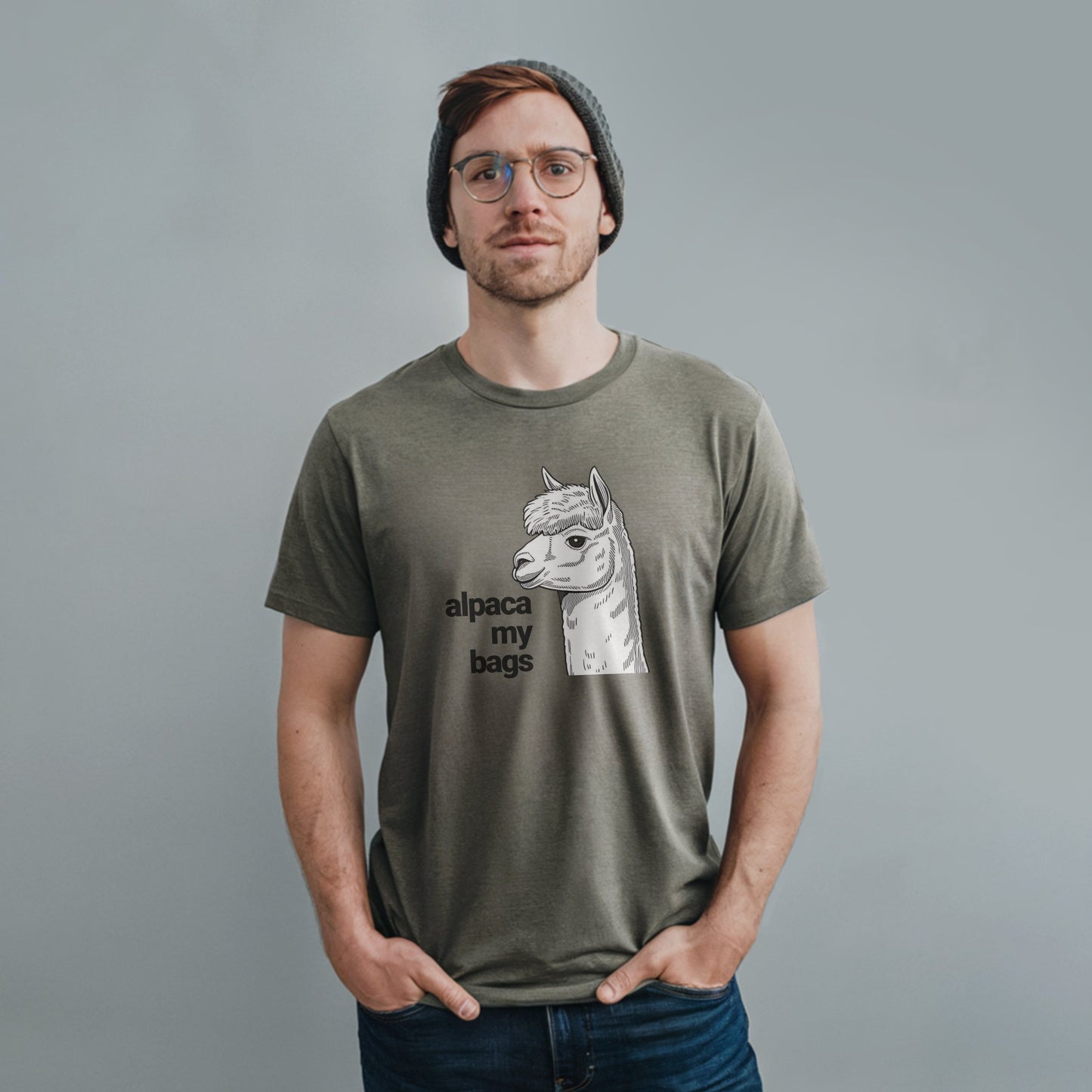 Alpaca My Bags T-Shirt Adventure and Outdoors Themed T-Shirt