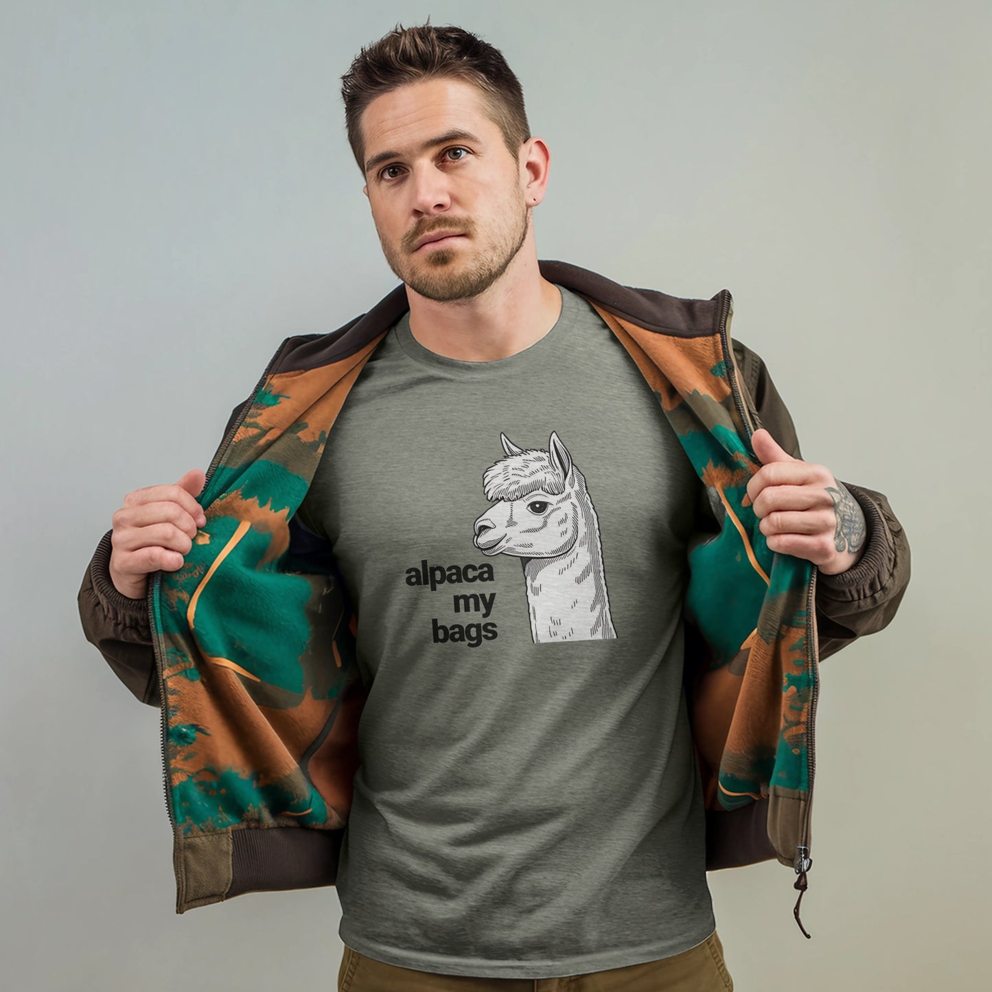 Alpaca My Bags T-Shirt Adventure and Outdoors Themed T-Shirt