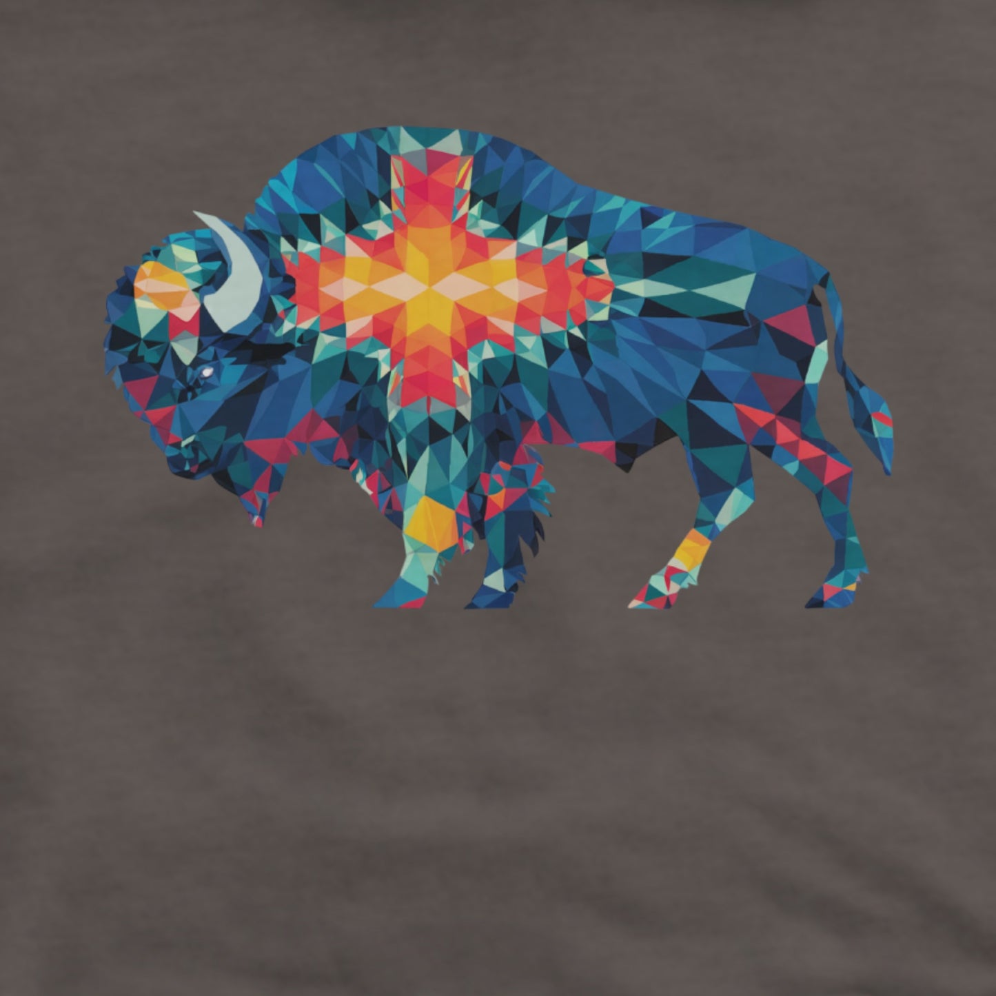 Buffalo Southwestern Mosaic Hoodie Adventure and Outdoors Themed Hoodie