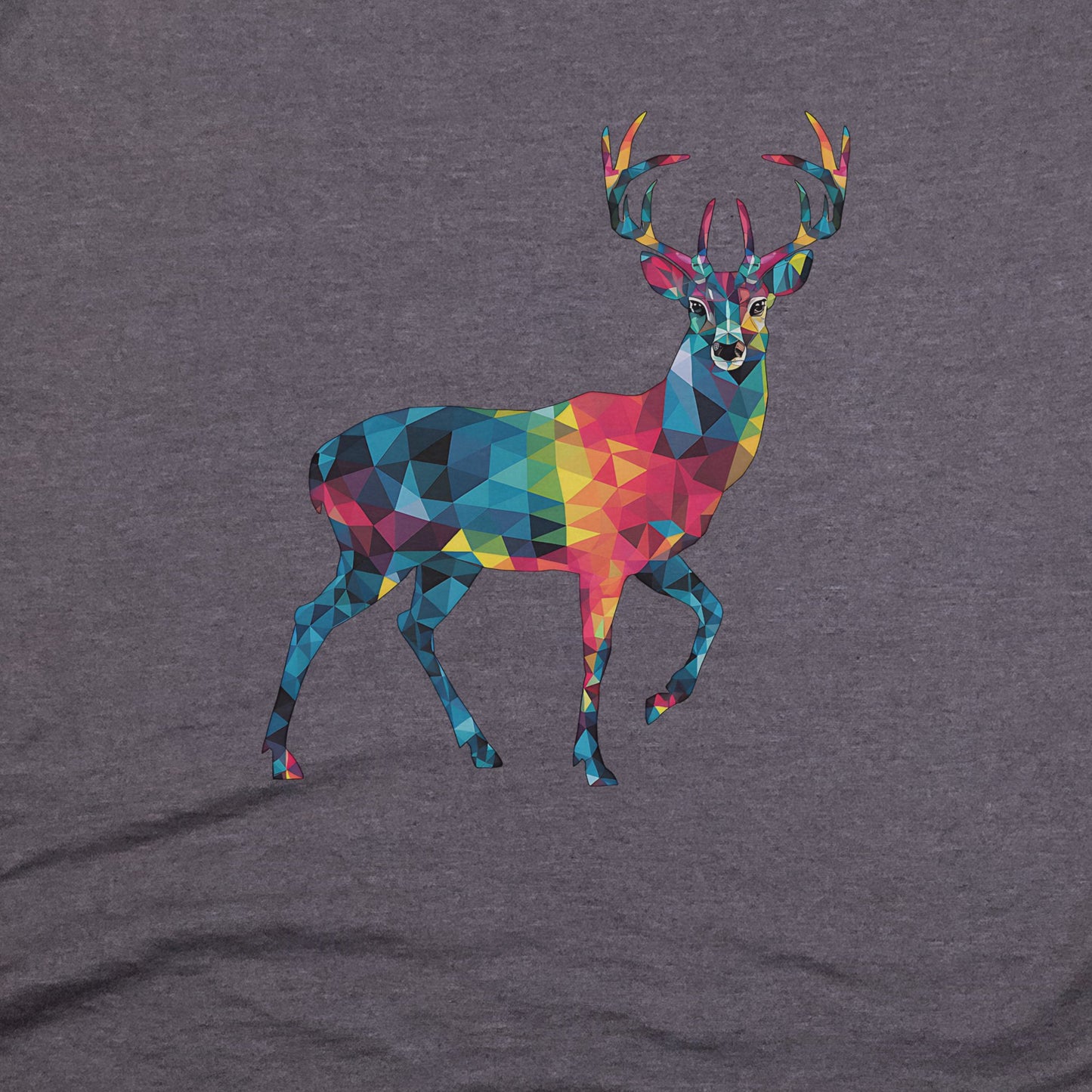 Deer Mosaic T-Shirt Adventure and Outdoors Themed T-Shirt
