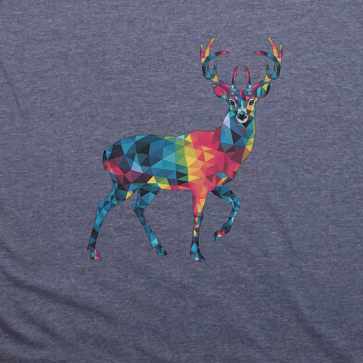 Deer Mosaic T-Shirt Adventure and Outdoors Themed T-Shirt