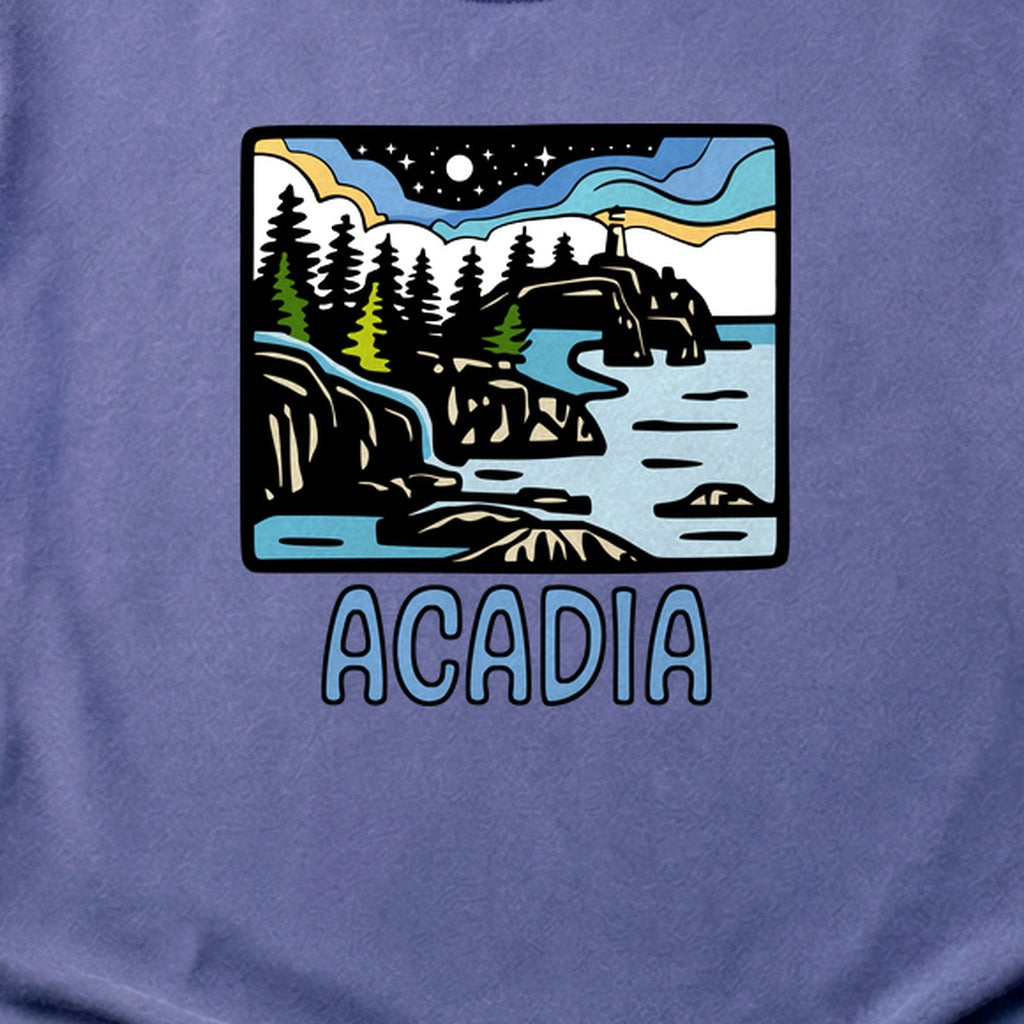 Acadia at Night Cotton T-Shirt