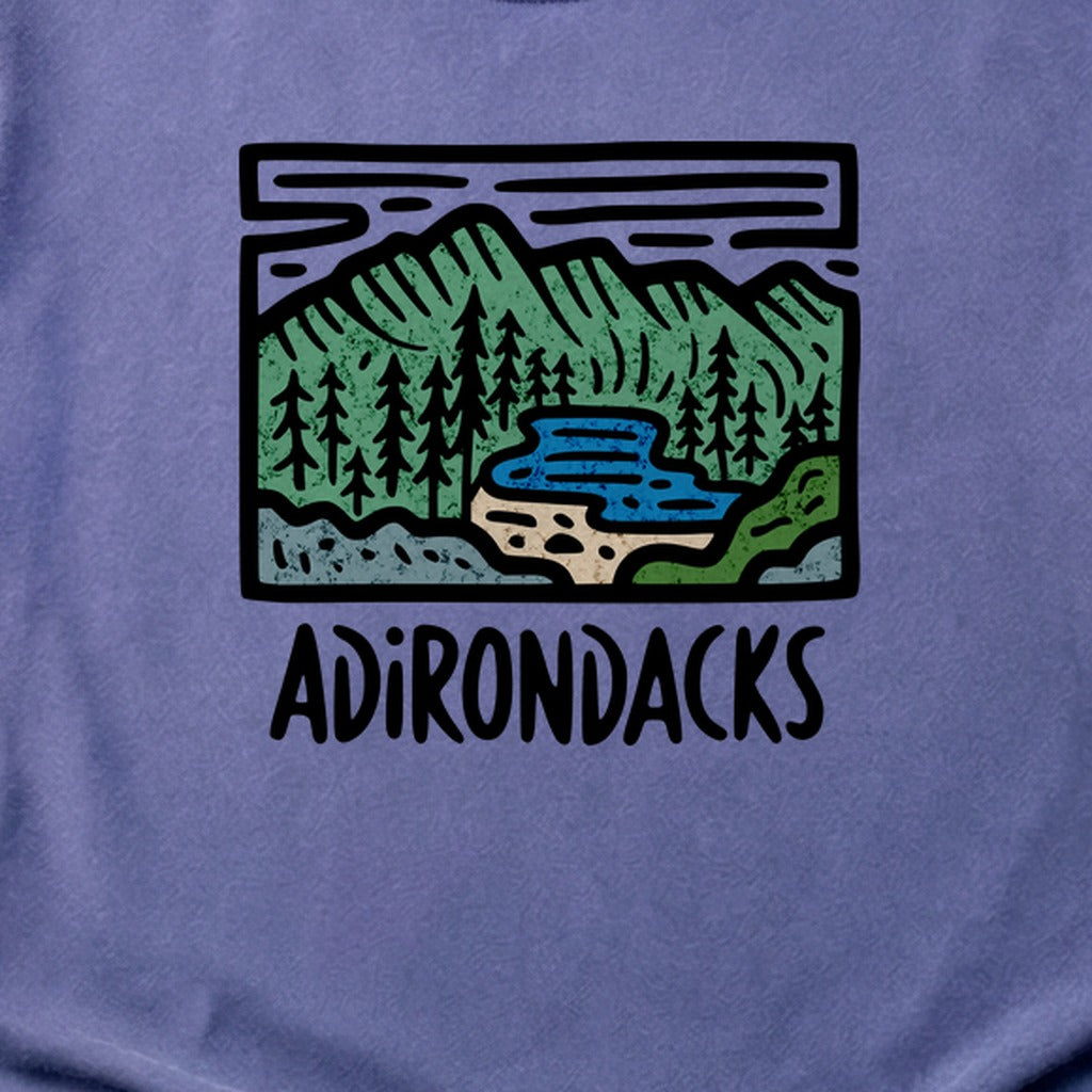 Adirondack Mountains Cotton T-Shirt