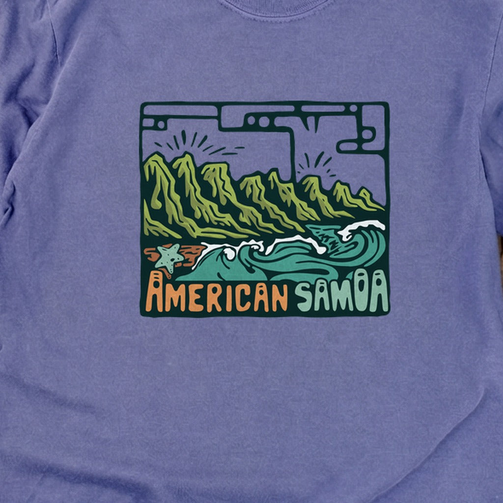 American Samoa National Park Cotton Long Sleeve