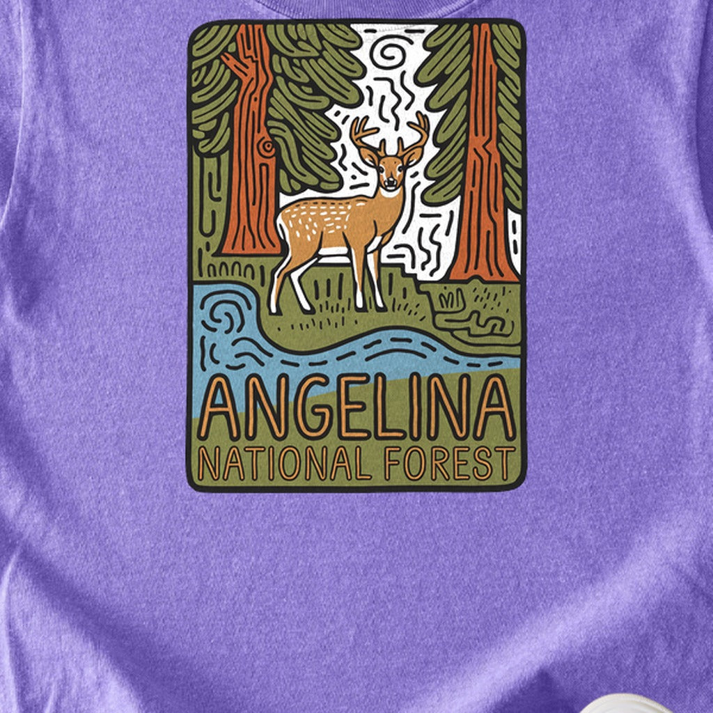 Angelina National Forest 2 Kids Cotton T-Shirt