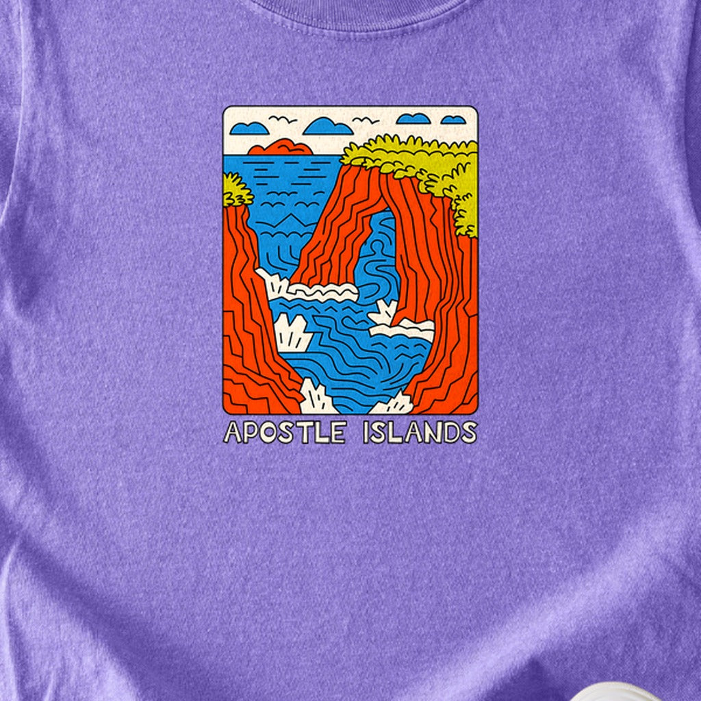 Apostle Islands National Lakeshore Kids Cotton T-Shirt