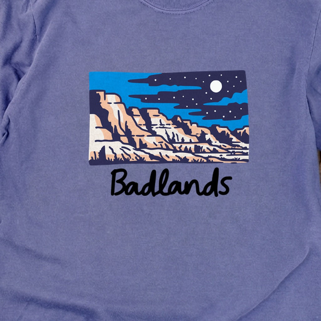 Badlands at Night Cotton Long Sleeve