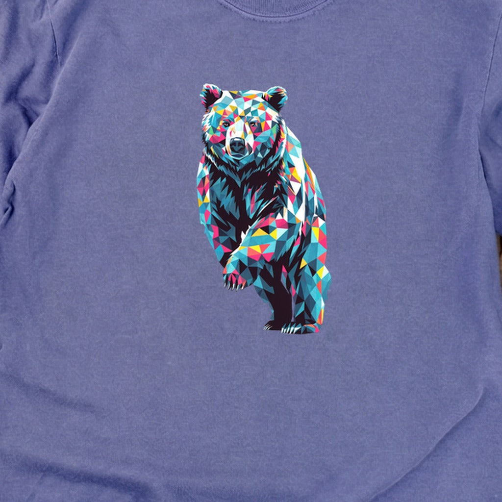 Bear Mosaic Cotton Long Sleeve