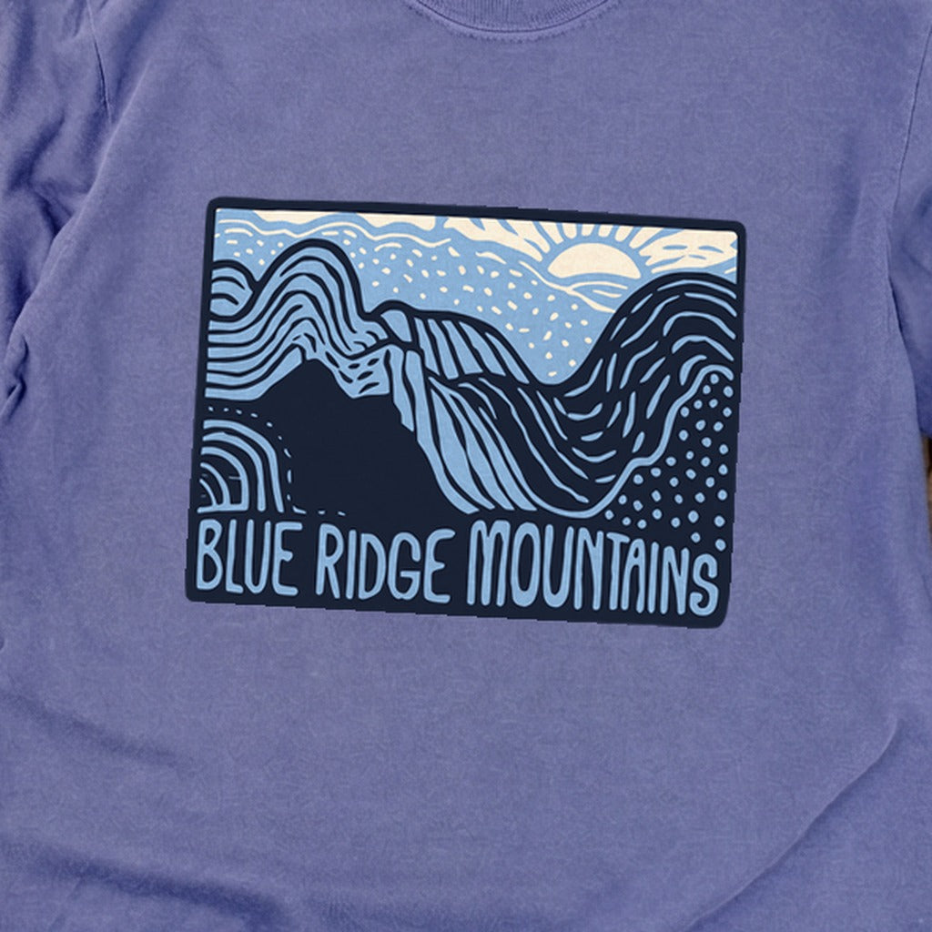 Blue Ridge Mountains Cotton Long Sleeve