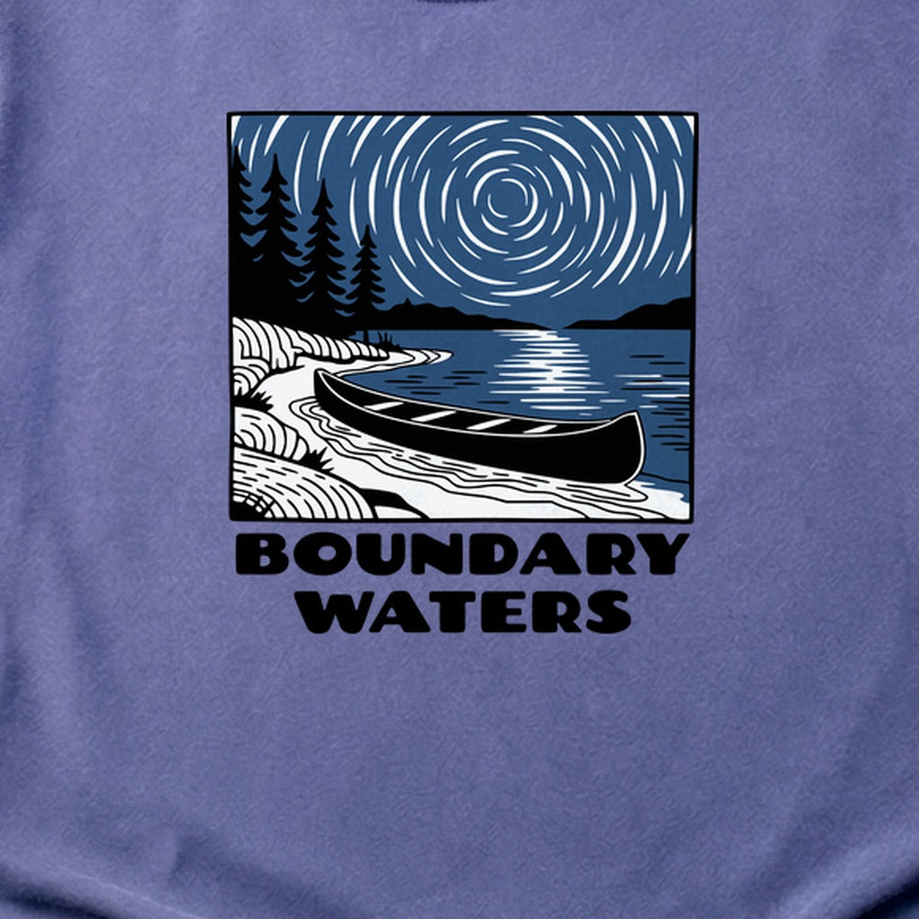 Boundary Waters Canoe Area Wilderness at Night Cotton T-Shirt