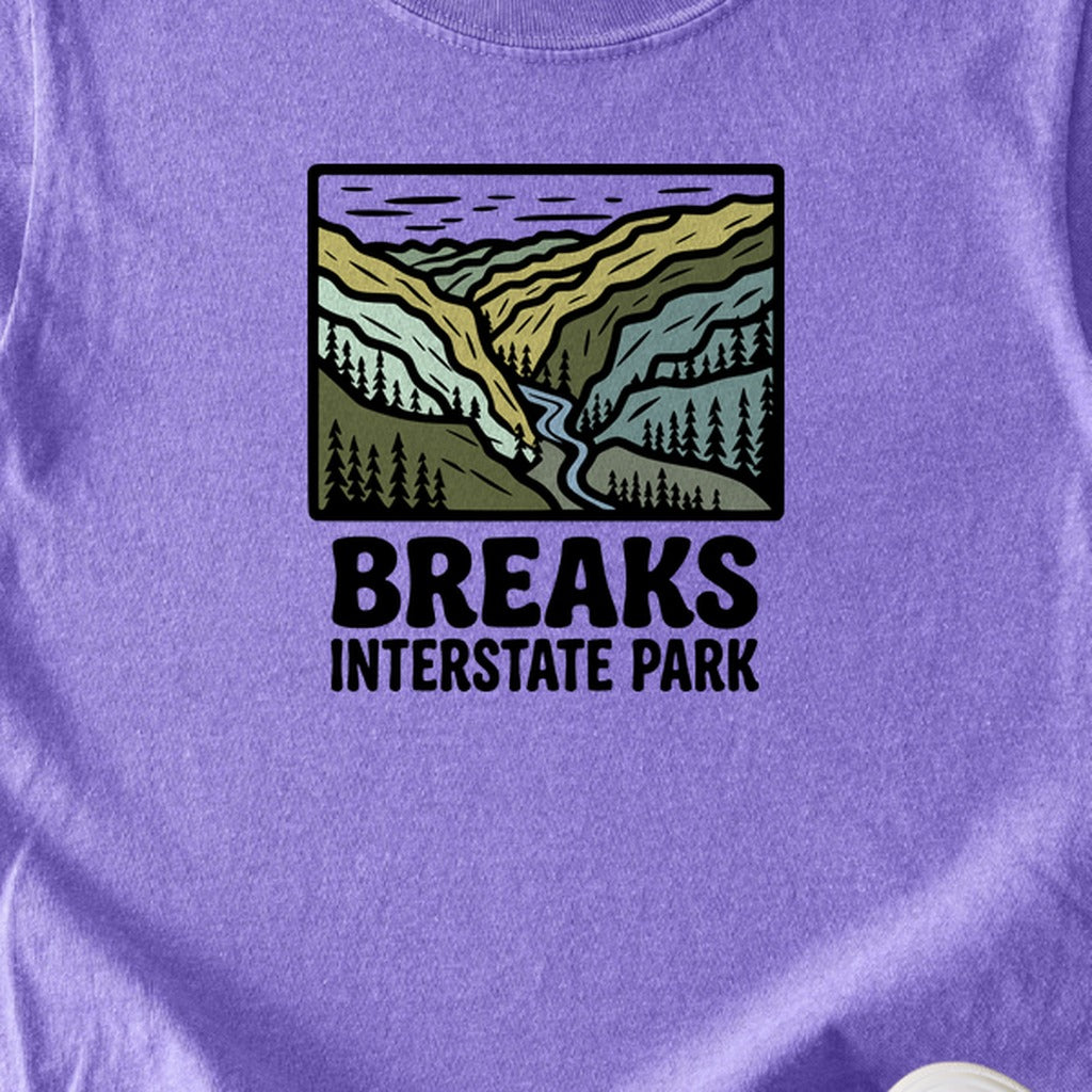 Breaks Interstate Park Kids Cotton T-Shirt