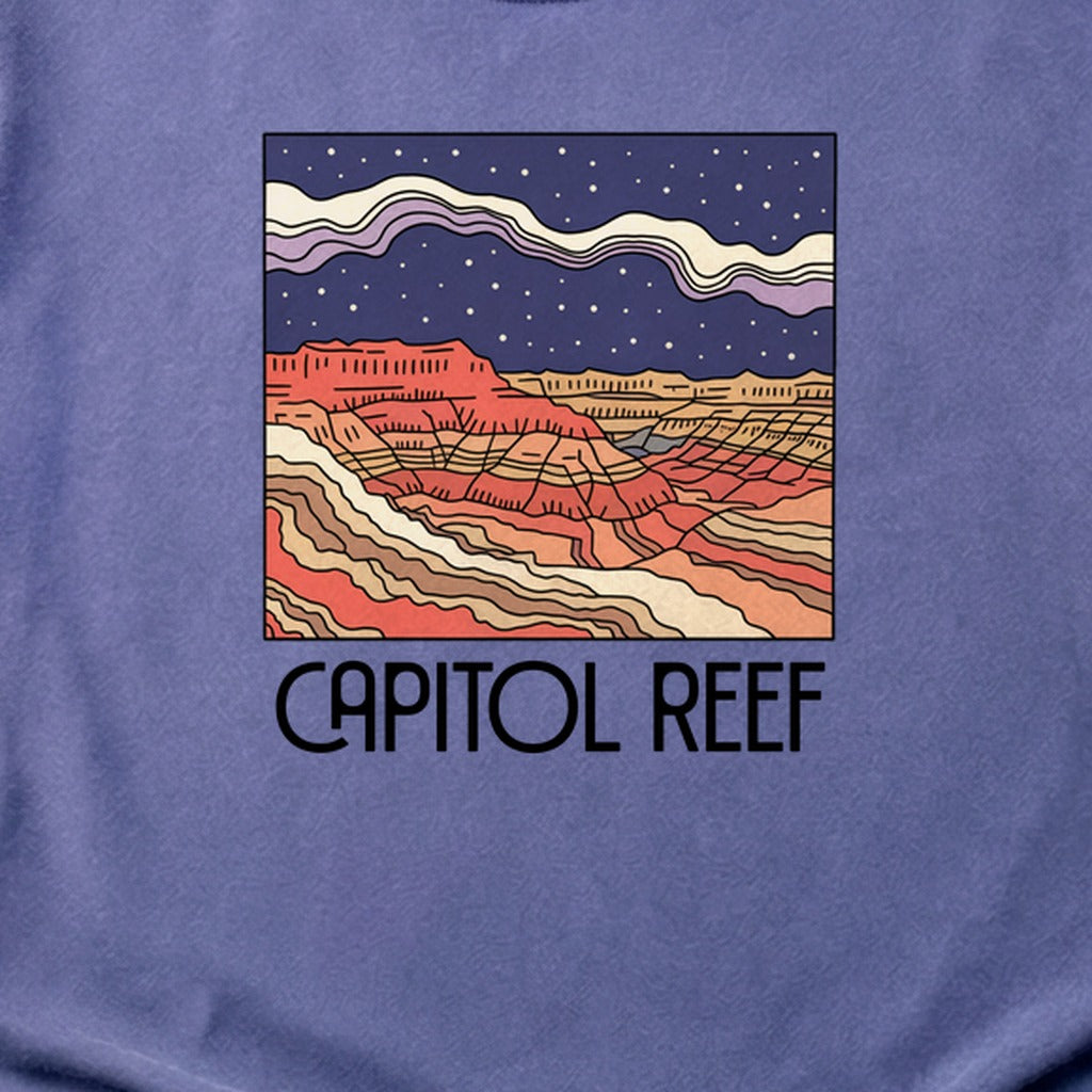 Capitol Reef National Park at Night Cotton T-Shirt