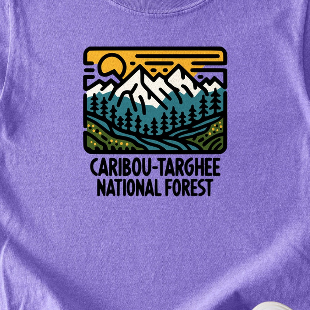 Caribou-Targhee National Forest Kids Cotton T-Shirt