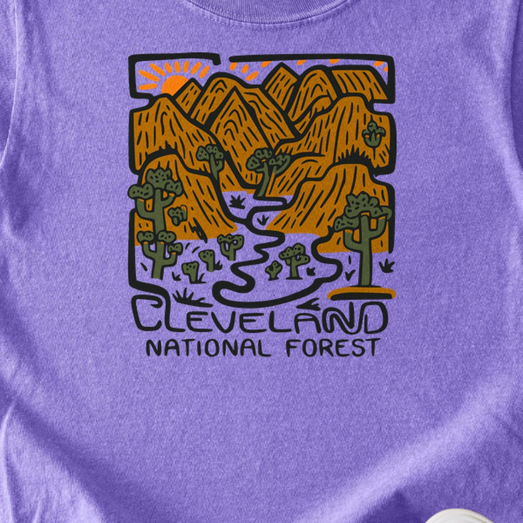 Cleveland National Forest Kids Cotton T-Shirt