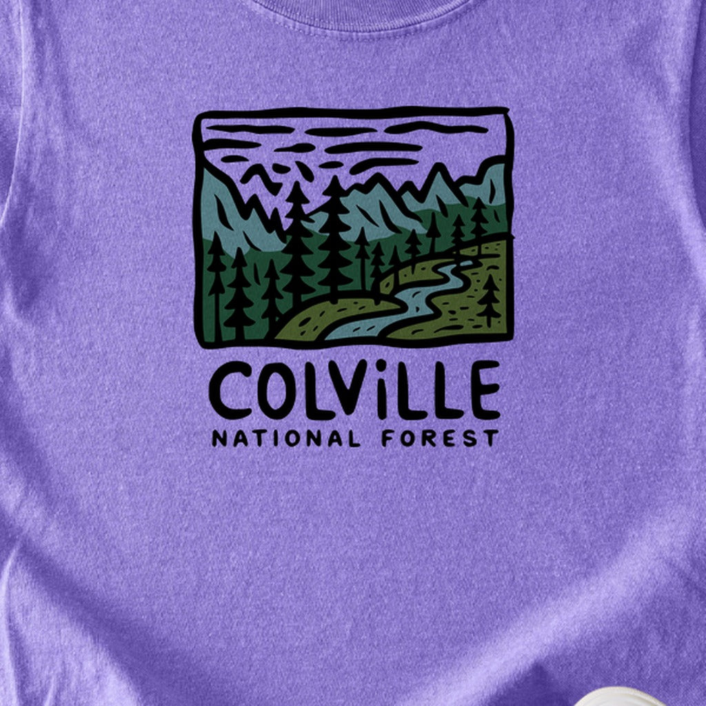 Colville National Forest Kids Cotton T-Shirt