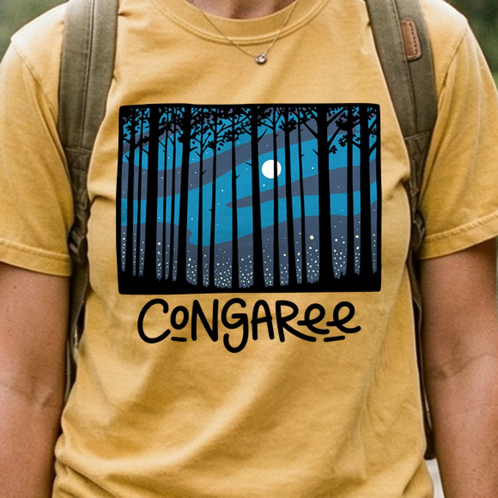 Congaree at Night Cotton T-Shirt