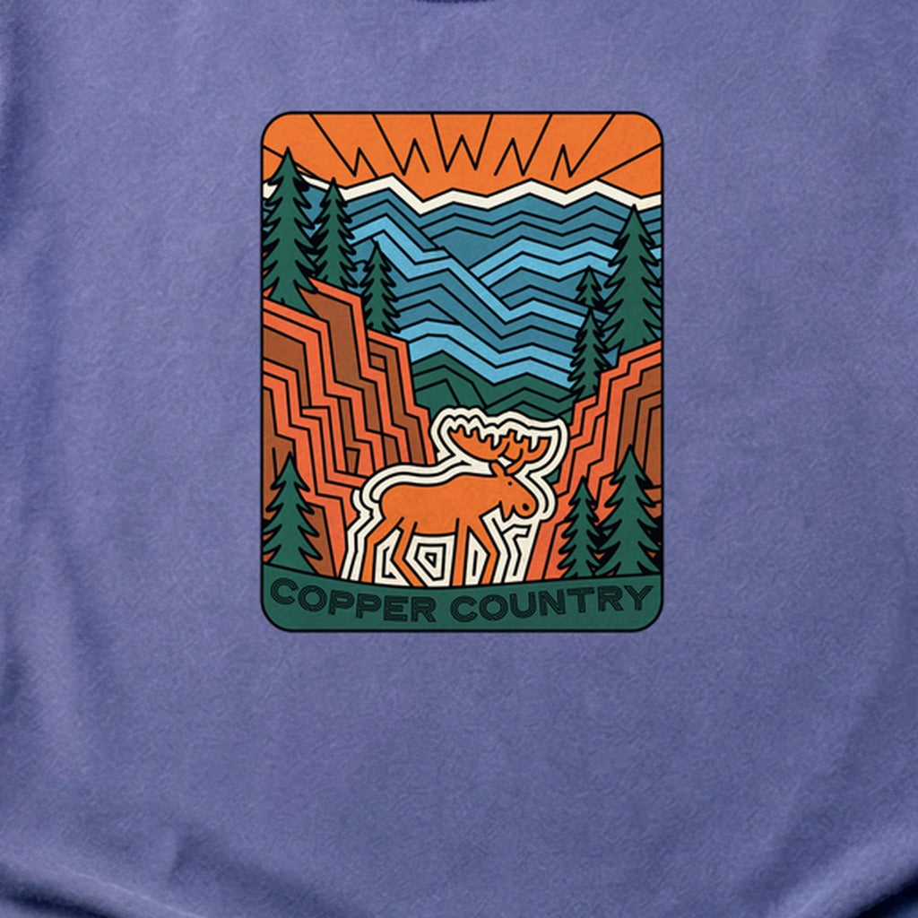 Copper Country State Forest Cotton T-Shirt