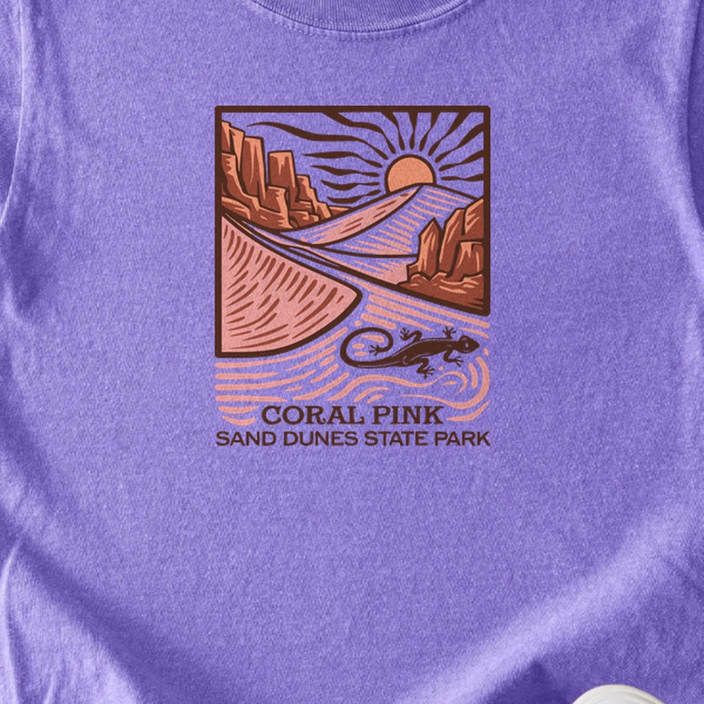 Coral Pink Sand Dunes State Park Kids Cotton T-Shirt
