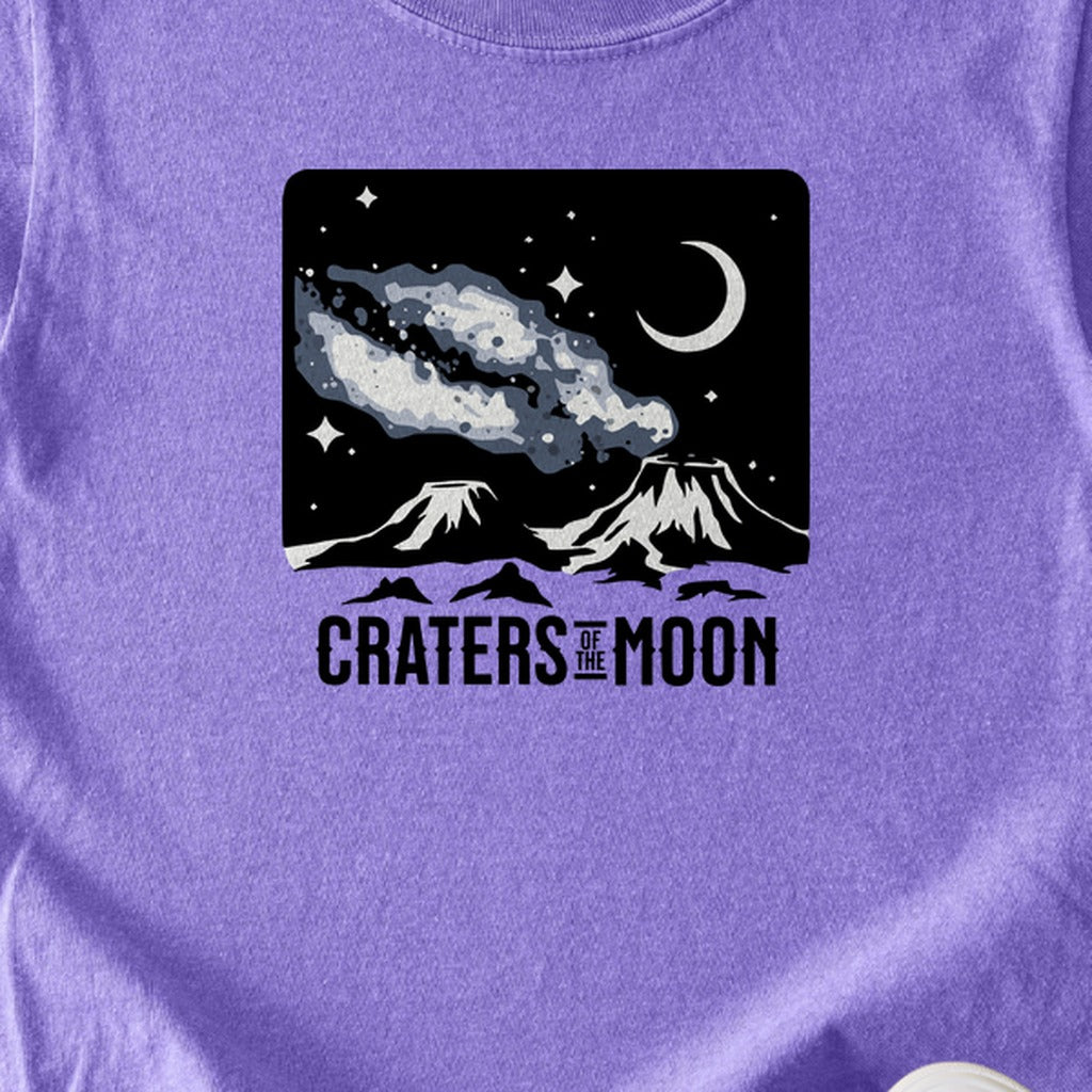 Craters of the Moon at Night Kids Cotton T-Shirt