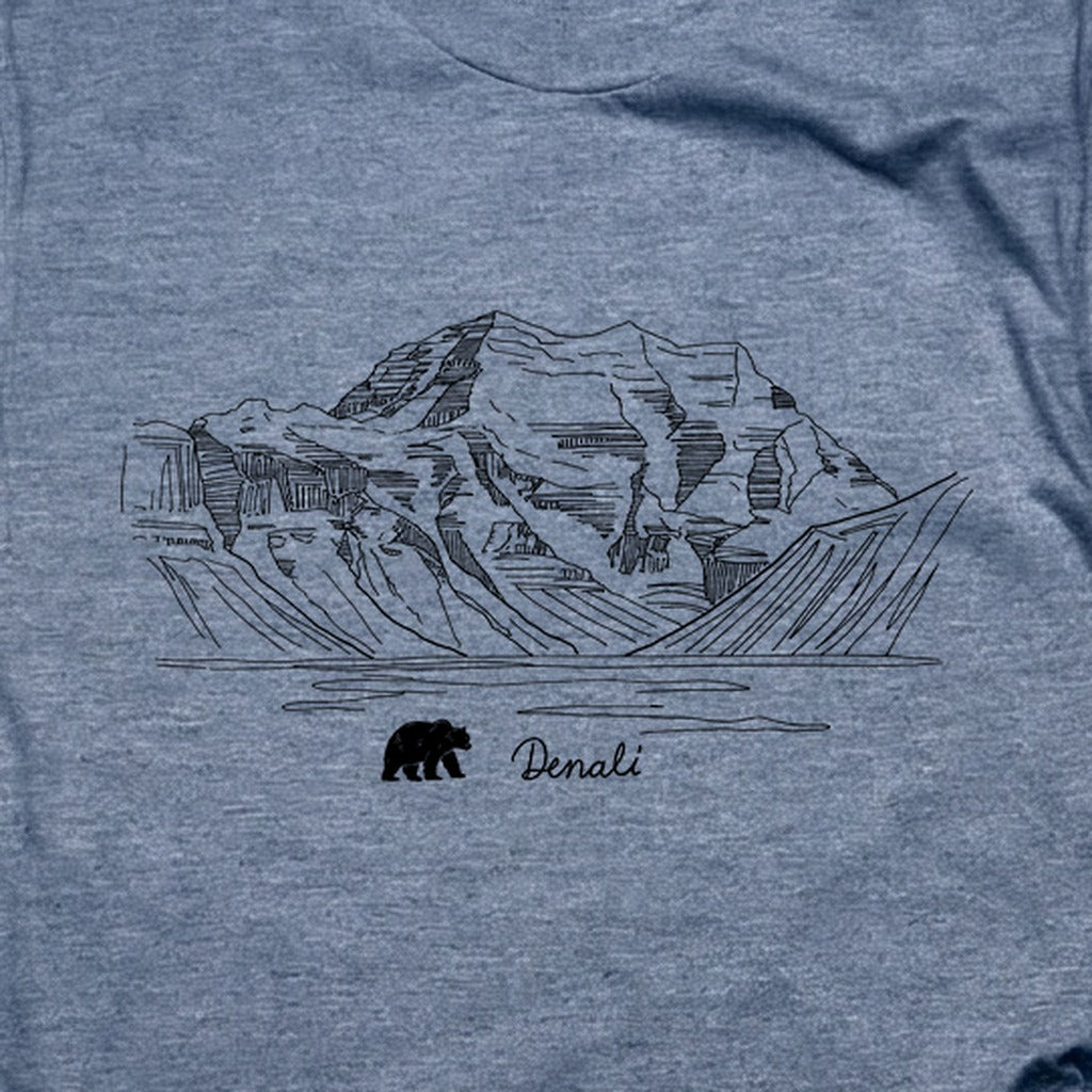 Denali Line Drawing T-Shirt