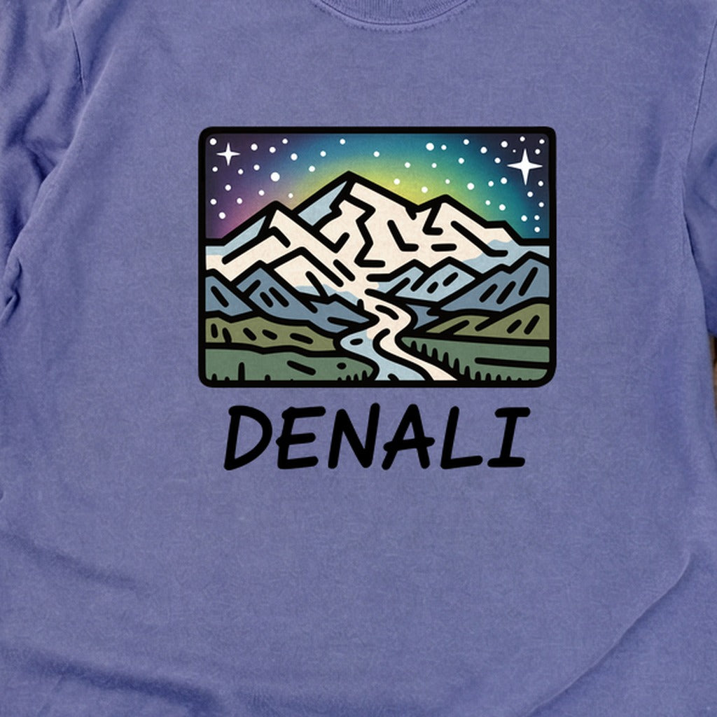 Denali at Night Cotton Long Sleeve