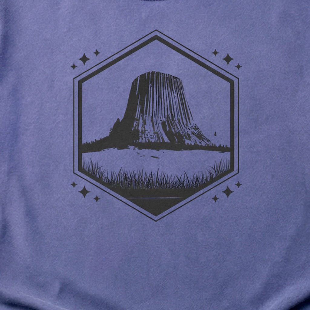 Devils Tower Wyoming Cotton T-Shirt