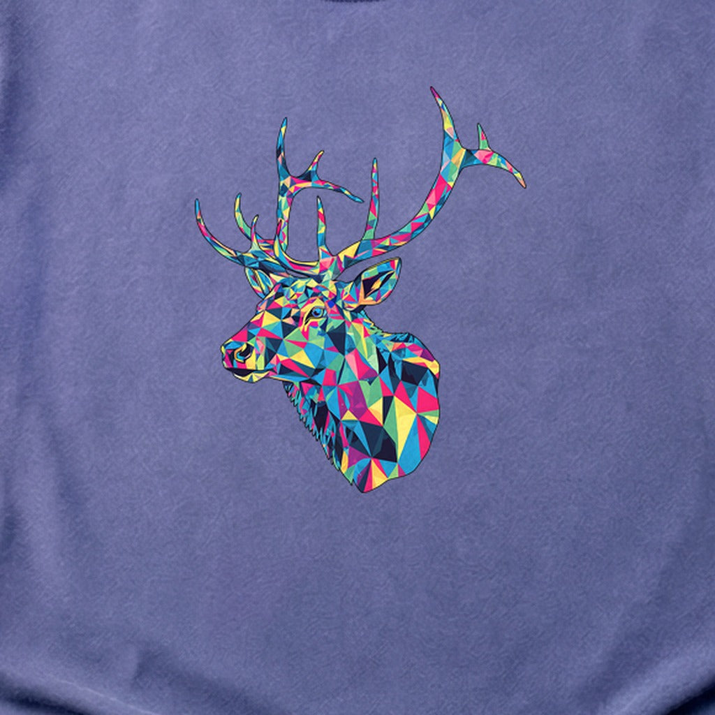 Elk Mosaic Cotton T-Shirt