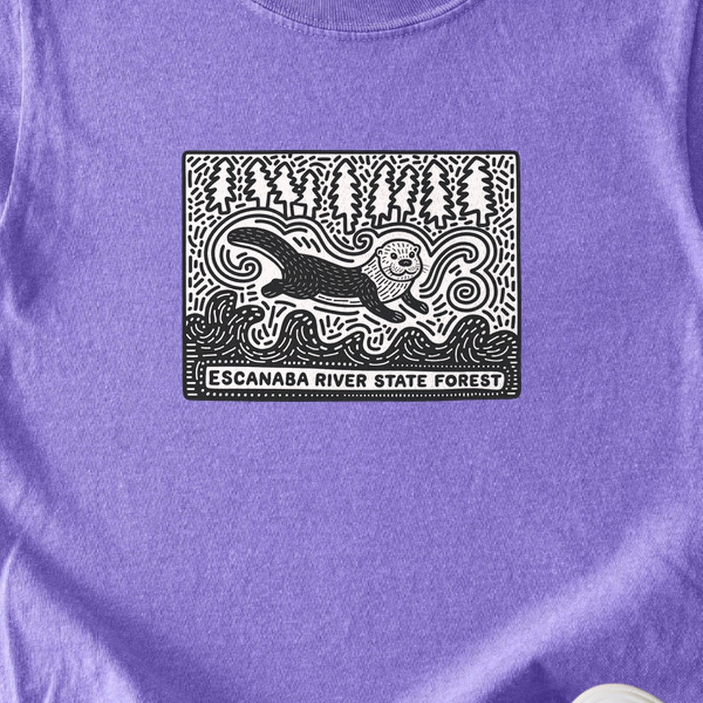 Escanaba River State Forest Kids Cotton T-Shirt
