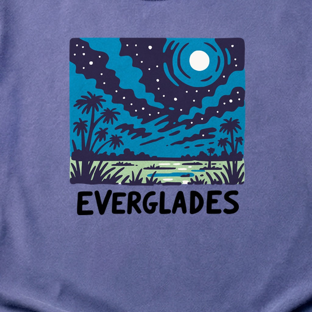 Everglades at Night Cotton T-Shirt