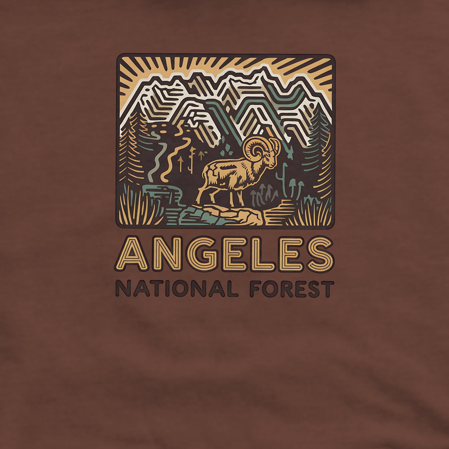 Angeles National Forest Sweatshirt Adventure and Outdoors Themed Sweatshirt