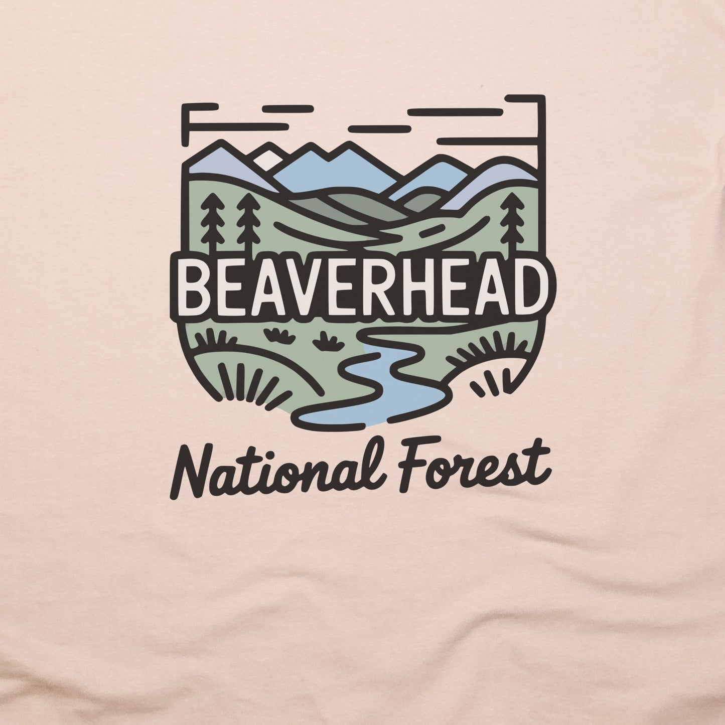 Beaverhead National Forest T-Shirt Adventure and Outdoors Themed T-Shirt