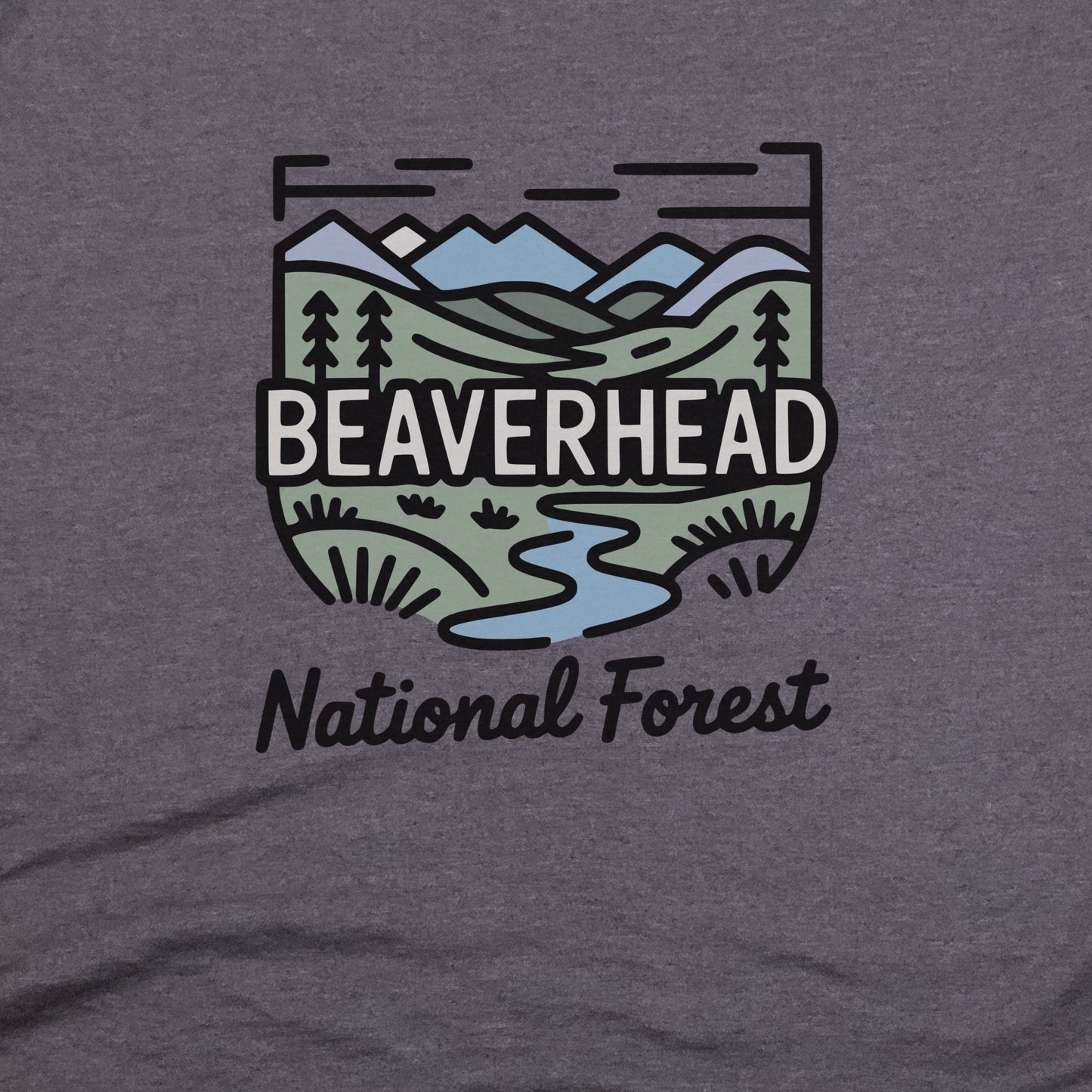 Beaverhead National Forest T-Shirt Adventure and Outdoors Themed T-Shirt