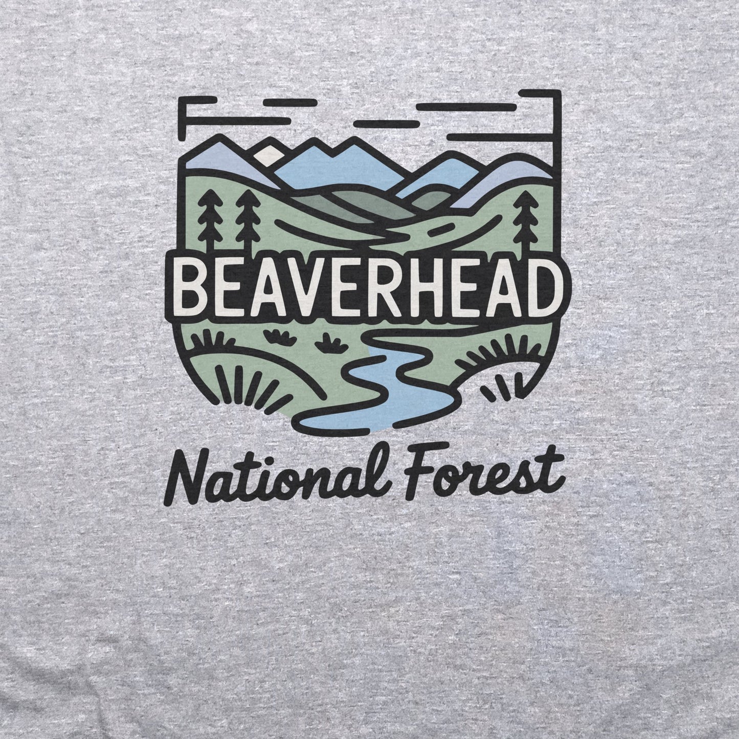 Beaverhead National Forest T-Shirt Adventure and Outdoors Themed T-Shirt