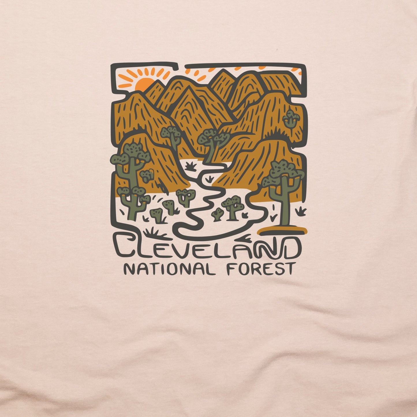 Cleveland National Forest T-Shirt Adventure and Outdoors Themed T-Shirt