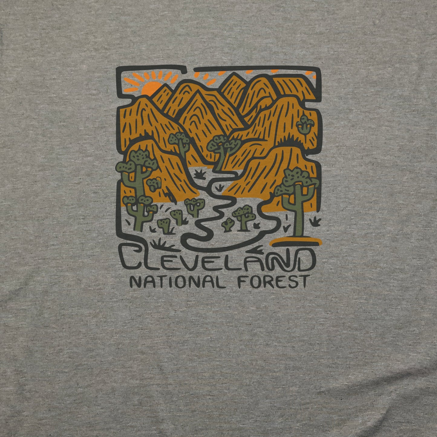 Cleveland National Forest T-Shirt Adventure and Outdoors Themed T-Shirt