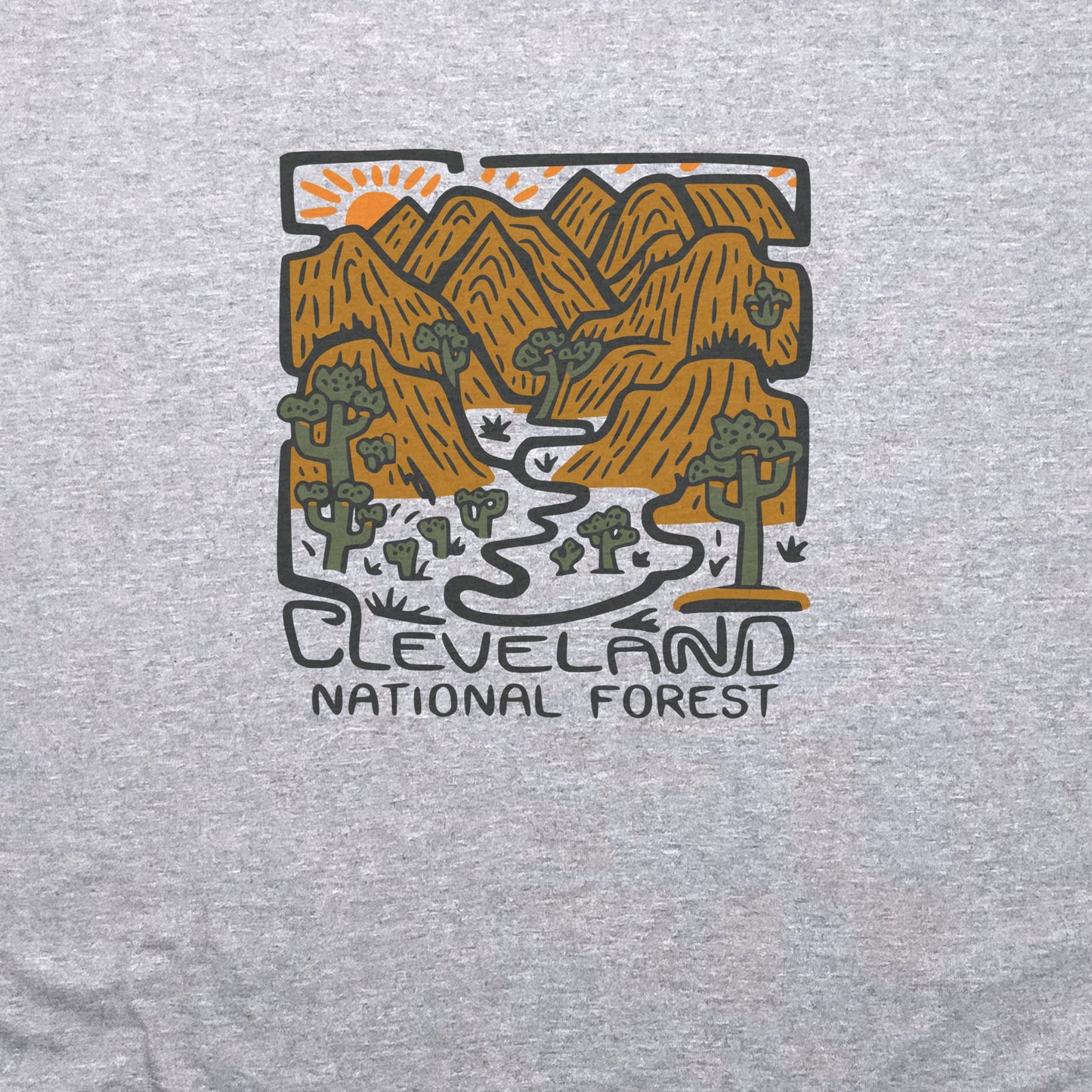 Cleveland National Forest T-Shirt Adventure and Outdoors Themed T-Shirt