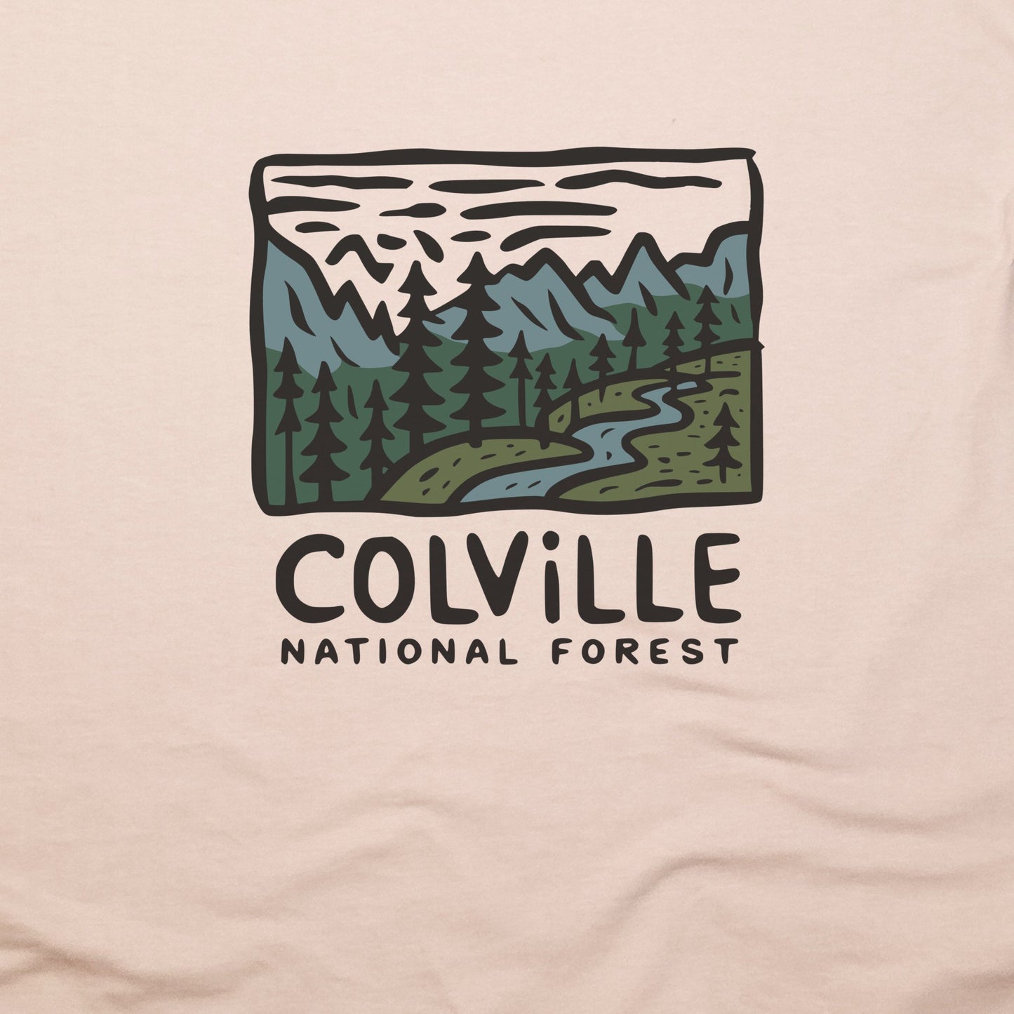 Colville National Forest T-Shirt Adventure and Outdoors Themed T-Shirt