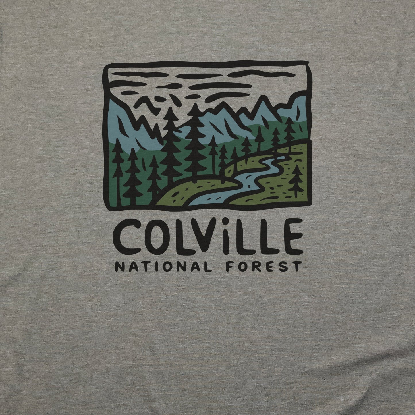 Colville National Forest T-Shirt Adventure and Outdoors Themed T-Shirt