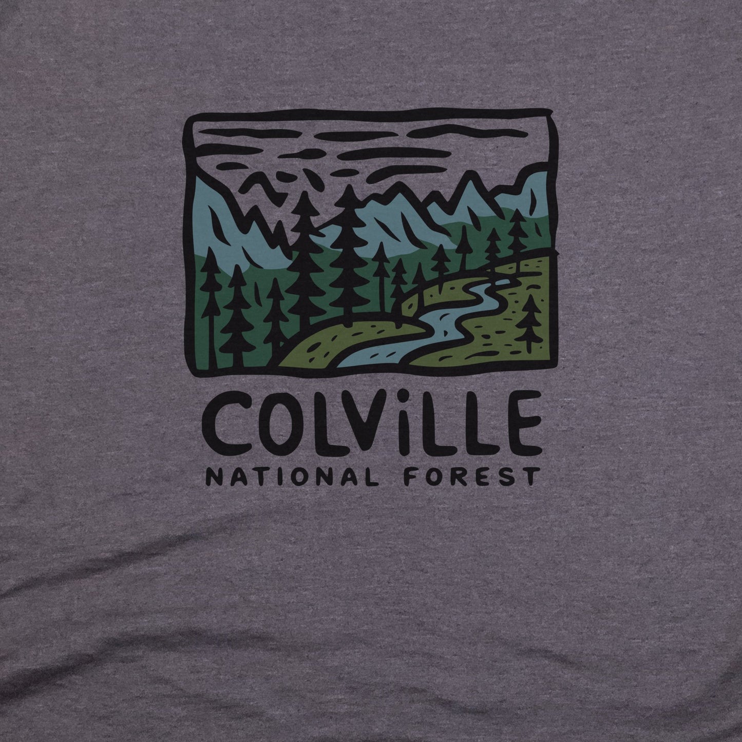 Colville National Forest T-Shirt Adventure and Outdoors Themed T-Shirt