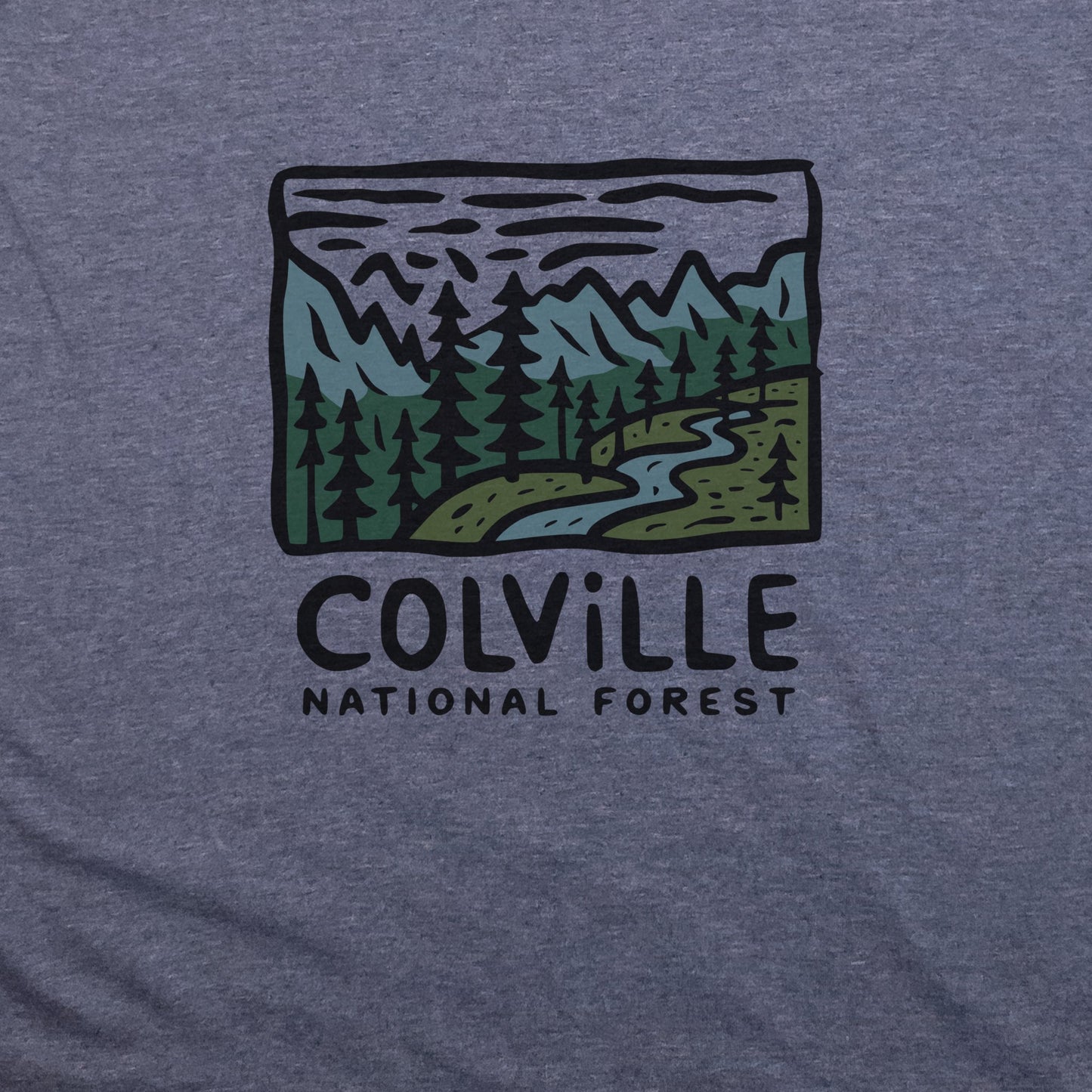 Colville National Forest T-Shirt Adventure and Outdoors Themed T-Shirt