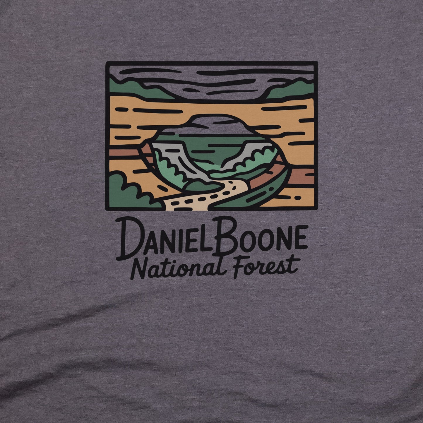 Daniel Boone National Forest T-Shirt Adventure and Outdoors Themed T-Shirt