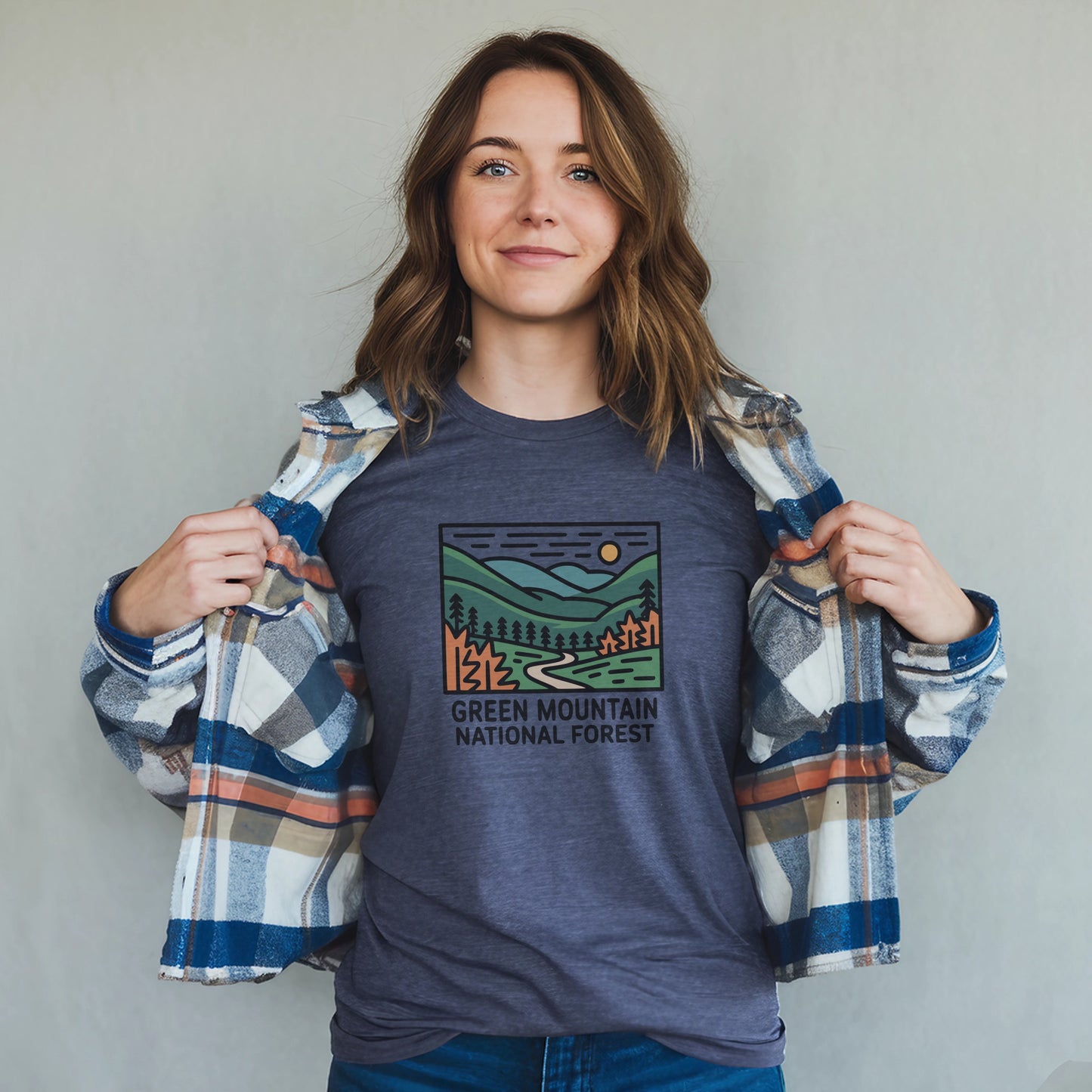Green Mountain National Forest T-Shirt Adventure and Outdoors Themed T-Shirt